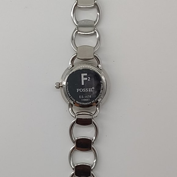 Fossil ES - 1638 Ladies Silver Watch
